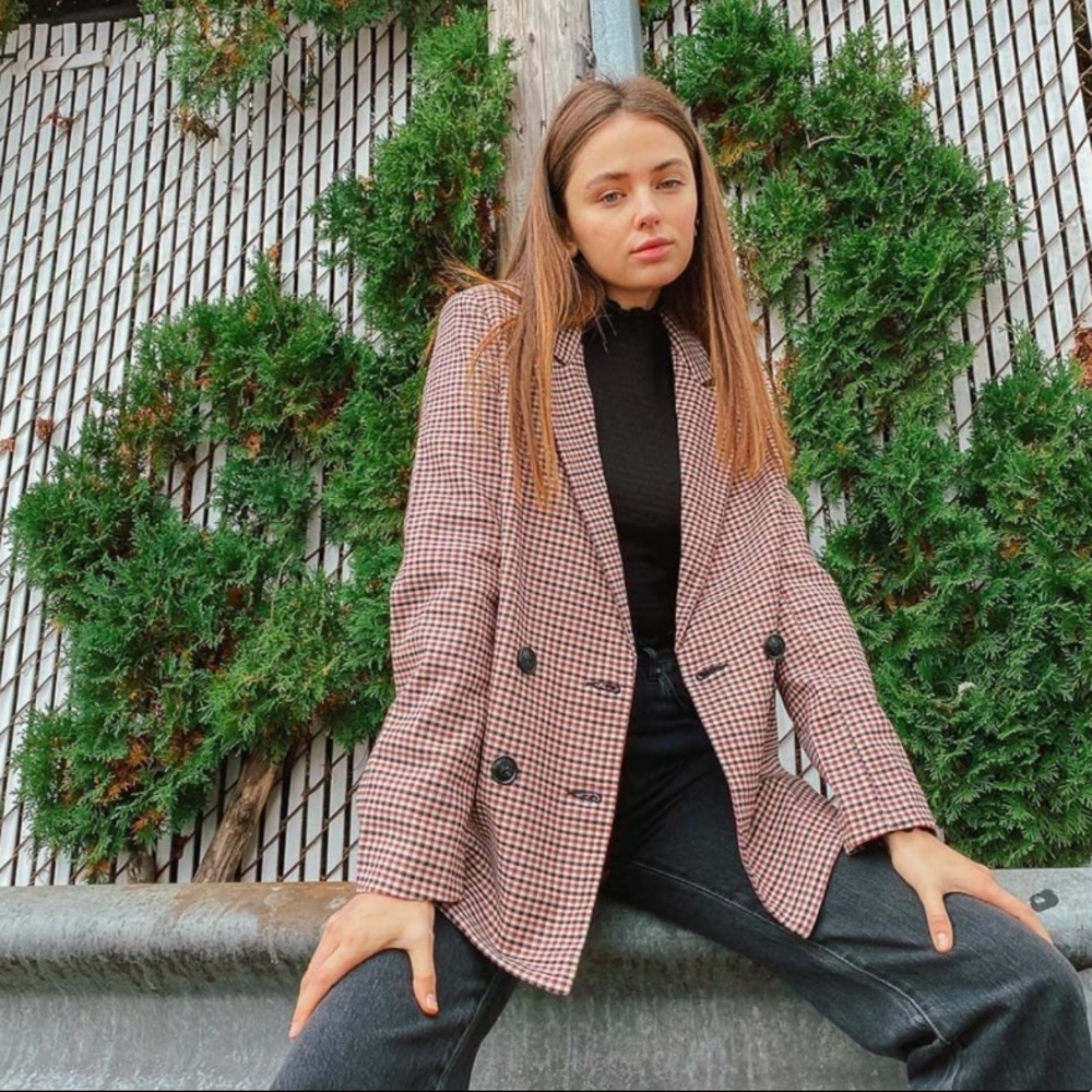 ROLLA’S Downtown Check Blazer M